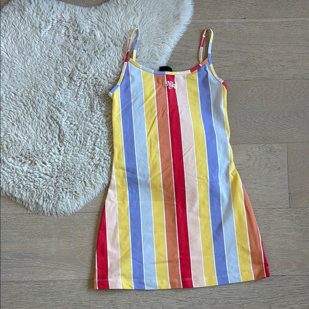 Nike Multicolor Striped Mini Dress